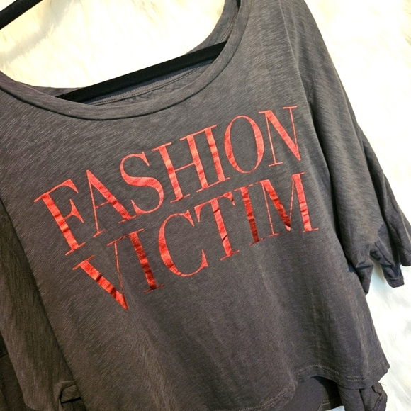 Fashion Victim Oversized Soft Tee - Picture 2 of 4